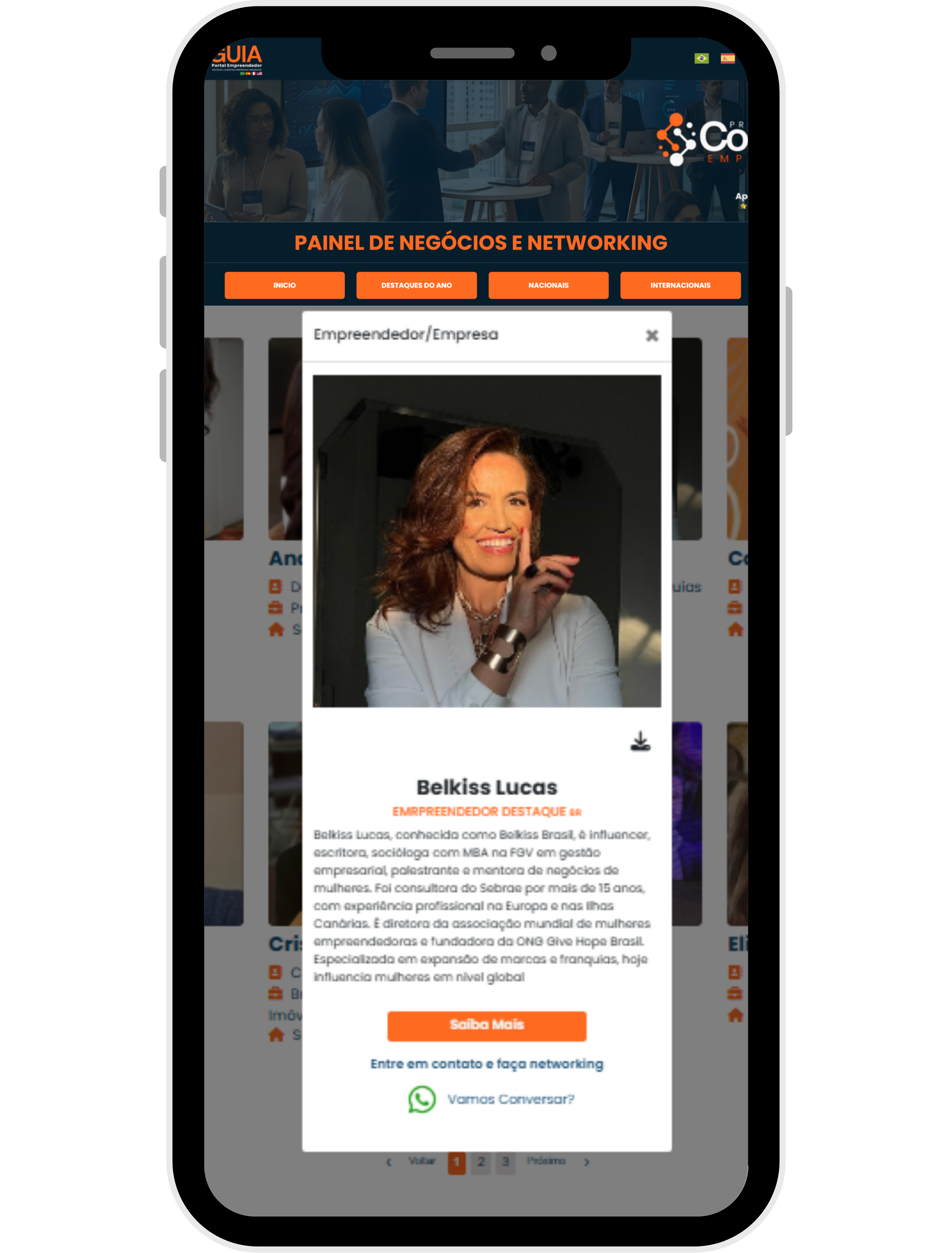 Painel de Negócios e Networking